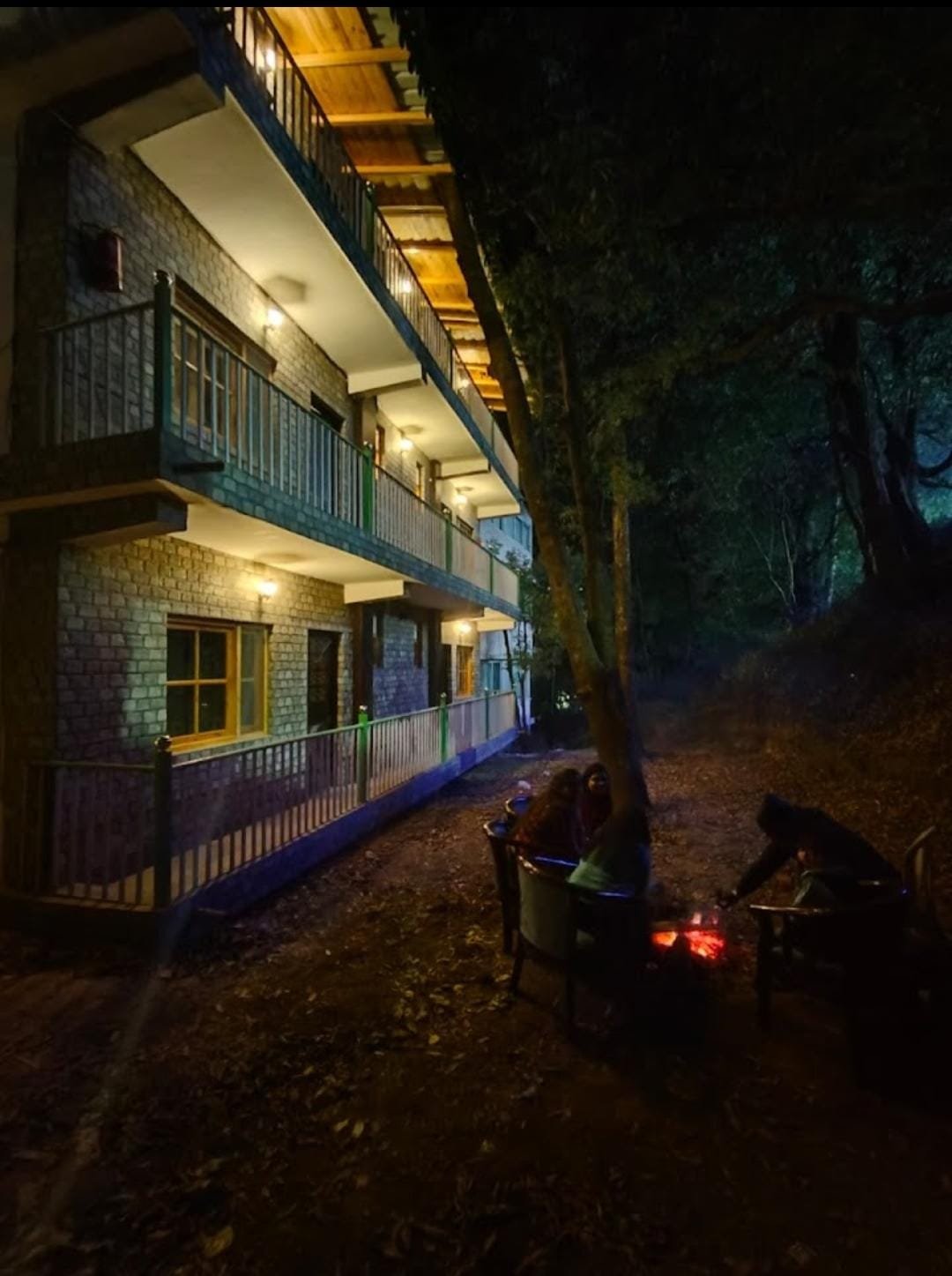 Cedar Woods Nainital Hotel Grounds
