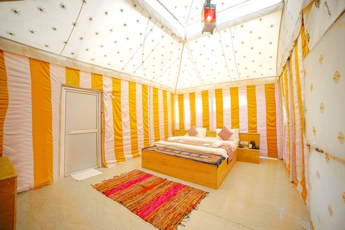 Private Tent Sit-Out at Sultan Desert Camp Jaisalmer
