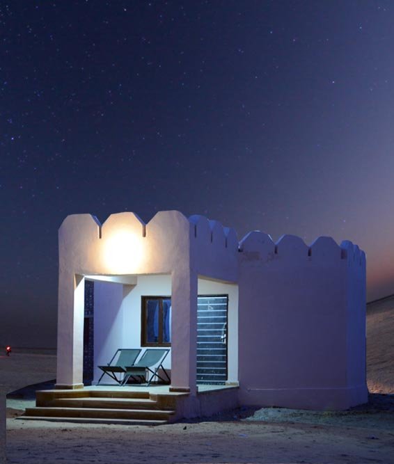 Night Campfire at Sultan Desert Camp Jaisalmer