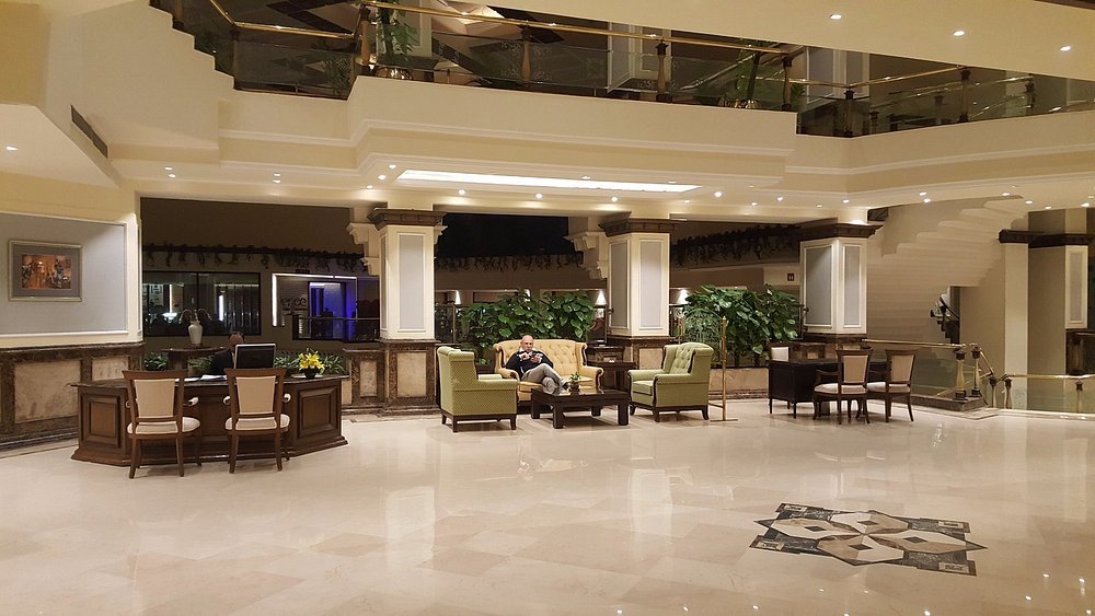 Modern Lobby Area at Surya International Mahipalpur