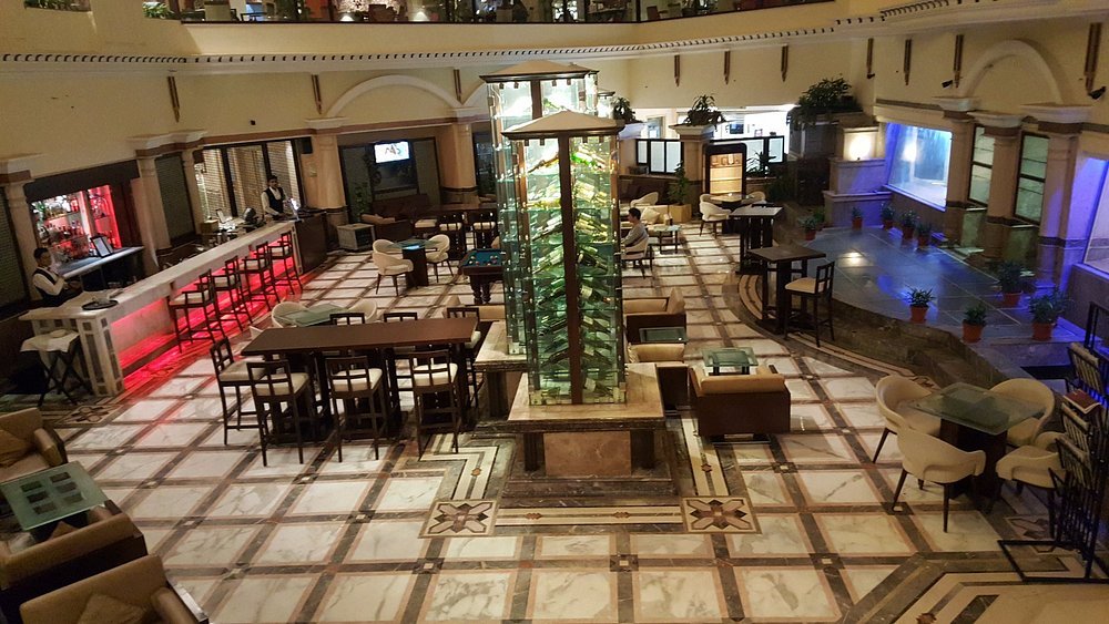 Modern Lobby Area at Surya International Mahipalpur