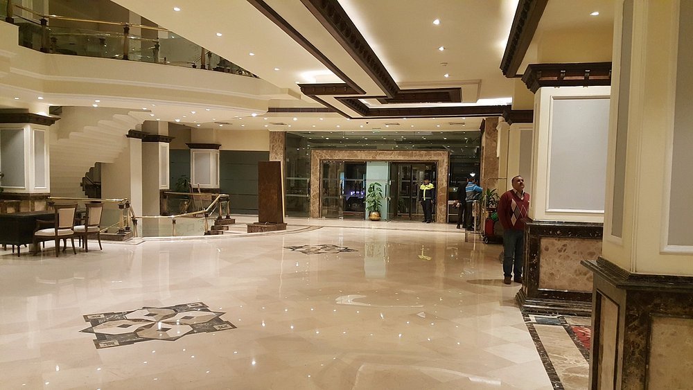 Modern Lobby Area at Surya International Mahipalpur